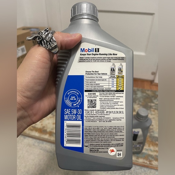Buy 2 Get 1 Free Brand New Mobil 1  1 Qt 5w30 Advanced Full Synthetic Motor Oil - Picture 5 of 9